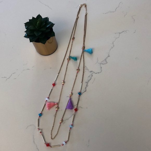 Colorful Boho Necklace - Picture 5 of 6
